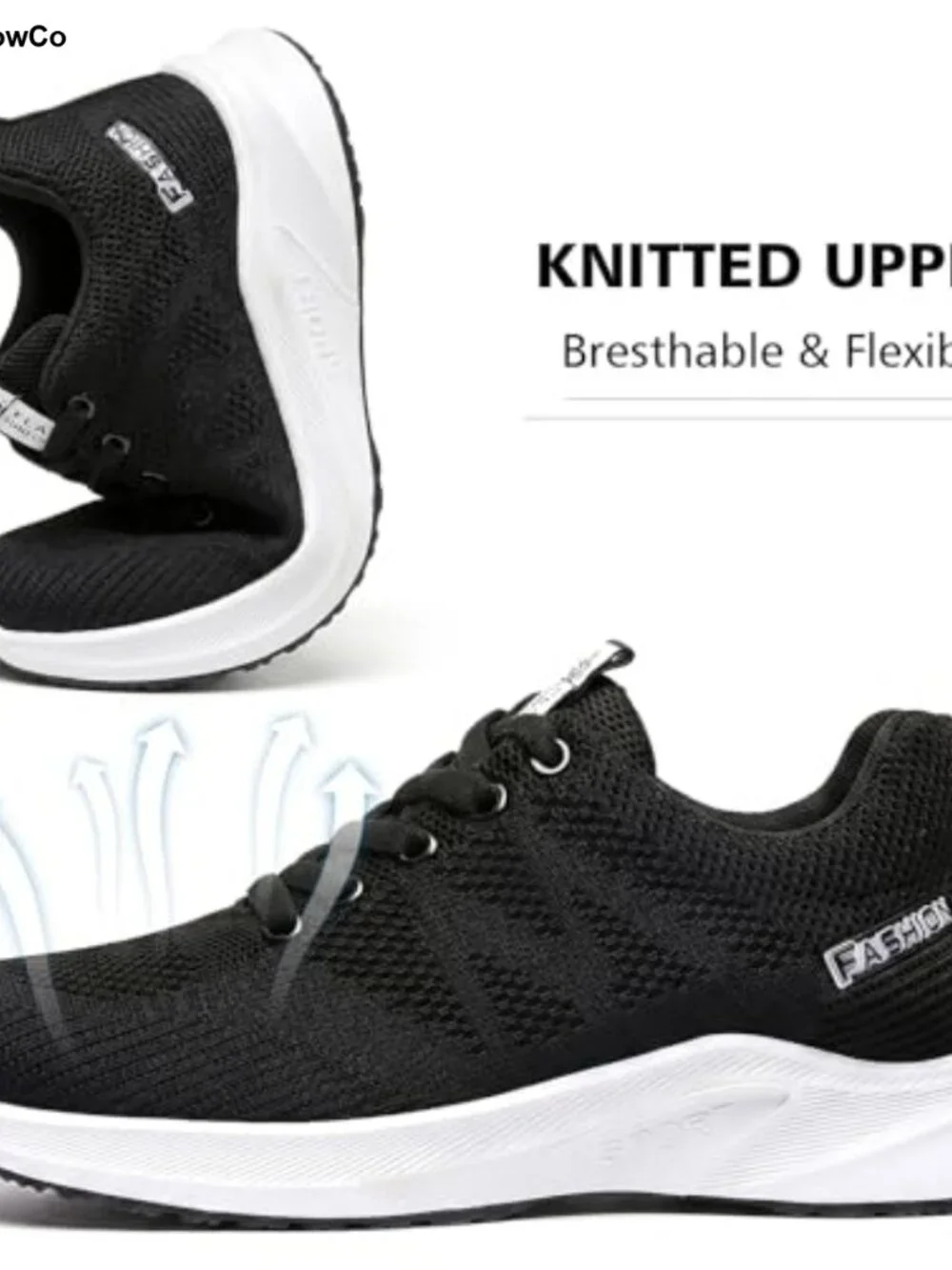 Women's Walking Sneakers - Mesh Breathable Athletic Shoes for Running & Gym